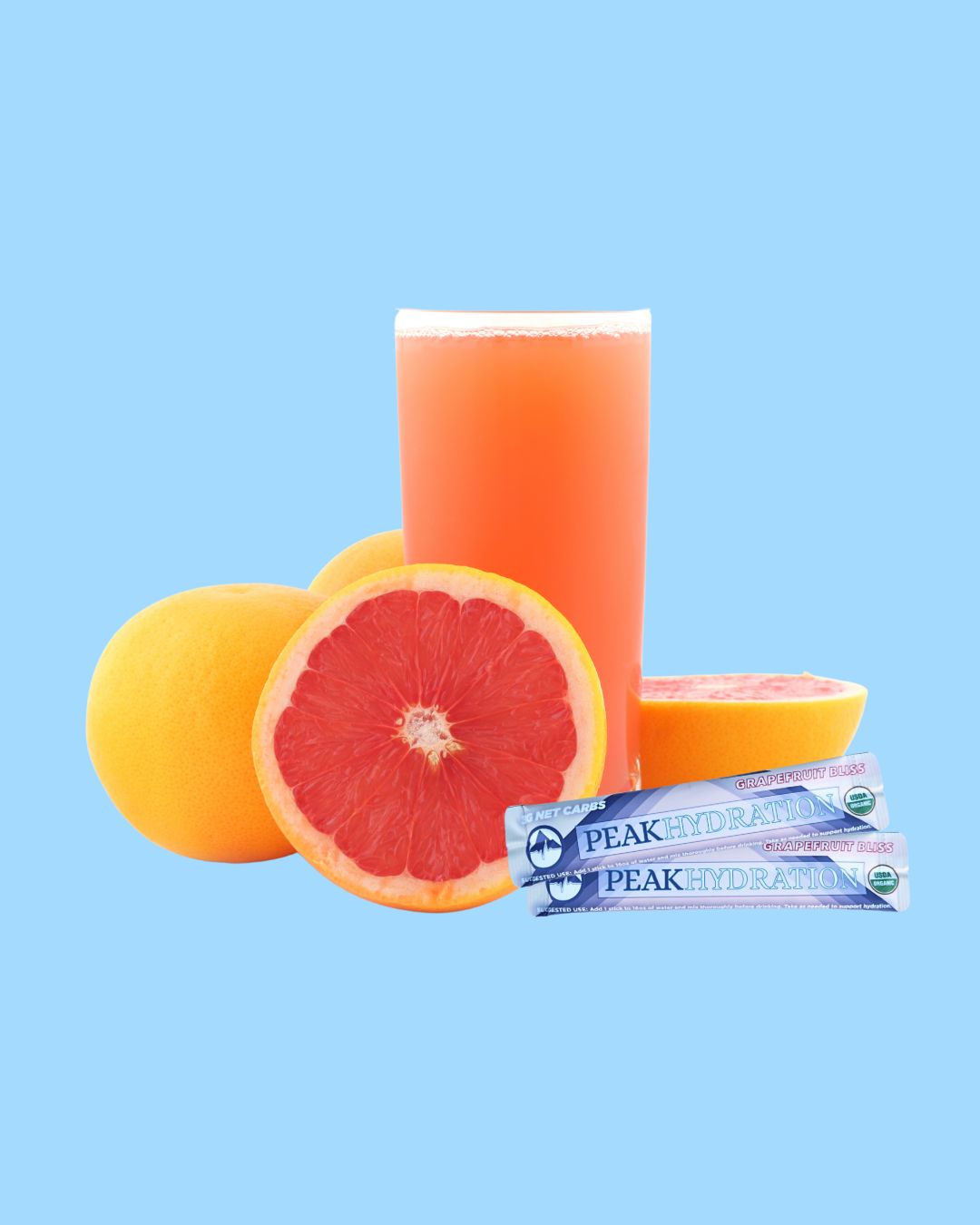 Peak Hydration Organic Hydration Multiplier with Collagen – Electrolyte Powder