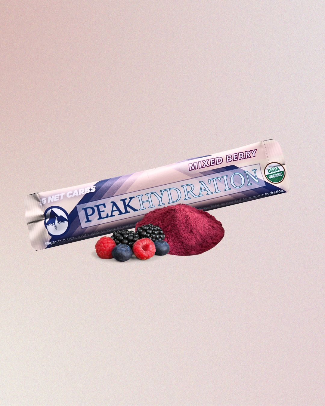 Peak Hydration Organic Hydration Multiplier with Collagen – Electrolyte Powder