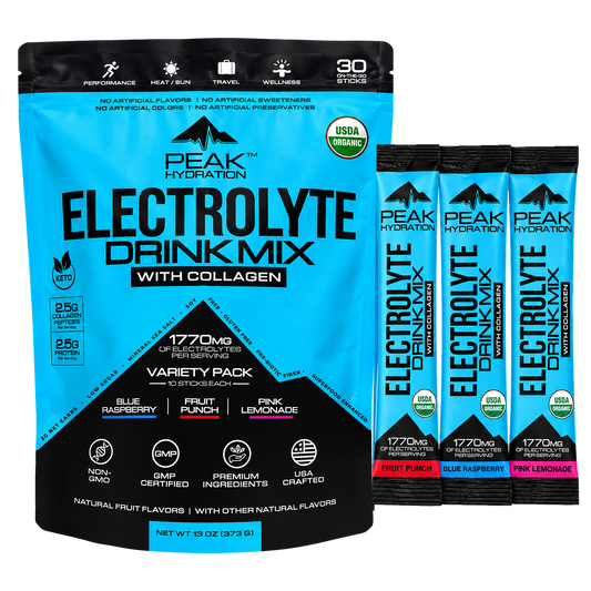 Peak Hydration Electrolyte Drink Mix with Collagen