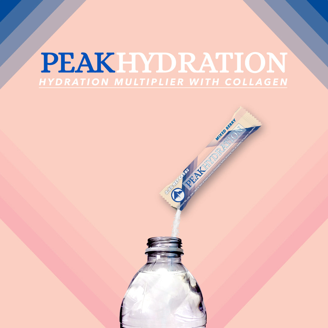 Peak Hydration Organic Hydration Multiplier with Collagen – Electrolyte Powder
